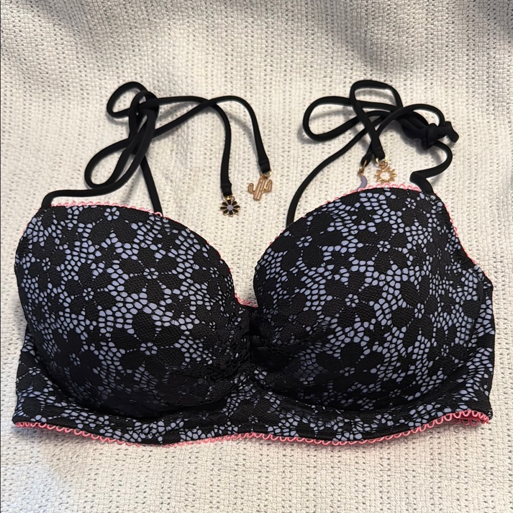 Victoria Secret Lace Strapless Swim Top